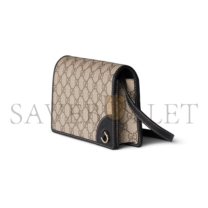 GUCCI GG EMBLEM SUPER MINI SHOULDER BAG 820688 (20*12.5*5cm)